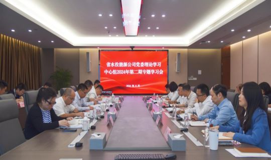 省水投能源公司召开党委理论学习中心组2024年第二期集体学习会 专题学习新修订的《中国共产党纪律处分条例》